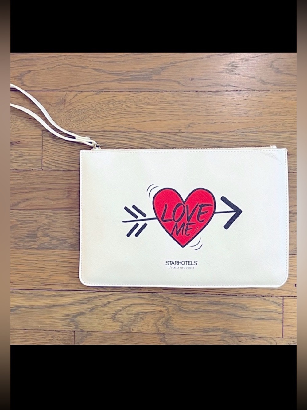 Starhotels Milan “Love Me” Hotel Promo Wristlet Travel Pouch
